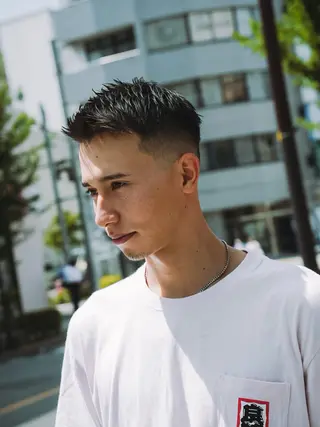 ショート メンズ Ruff cutters立川店別館所属・女性理容師 MOEのヘアスタイル