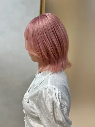 ショート カラー レイヤーカット/ボブ 韓国ヘア🪄REN.のヘアスタイル