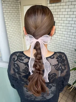 ヘアアレンジ 大人可愛いヘアメイク 💋🧚‍♀️しずかのヘアスタイル