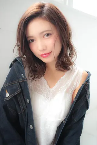 ミディアム カラー パーマ ハイトーン特化🌟 仲川和人のヘアスタイル