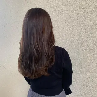 ロング カラー 韓国×巻ける髪質改善 💍maki💍のヘアスタイル