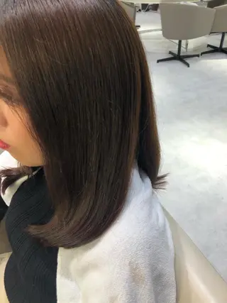 ロング パーマ 河井 史織のヘアスタイル
