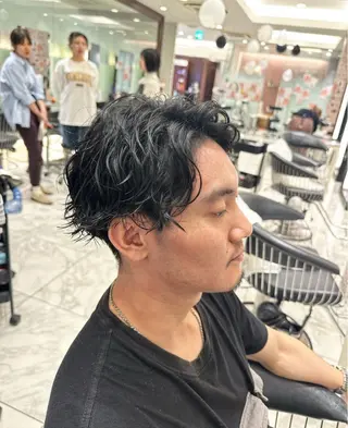 パーマ メンズ ショートカット✂︎ 🌻ゆりな🌻のヘアスタイル