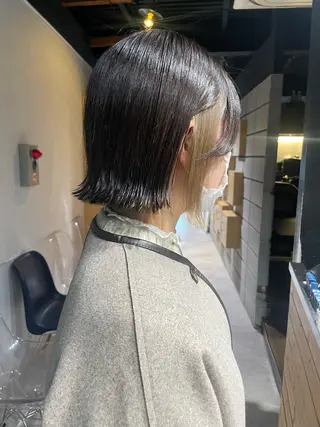ショート カラー 🦋ハイトーンボブ ショート🦋トシキのヘアスタイル
