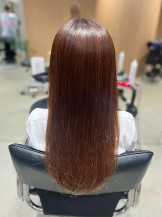 ロング カラー パーマ 🫧縮毛矯正🫧 koharuのヘアスタイル