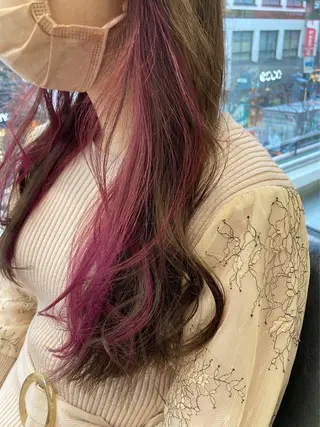 ロング カラー Misora/ボブ/ レイヤー/艶カラーのヘアスタイル