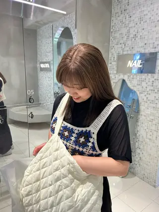 セミロング カラー bob/ aoiのヘアスタイル