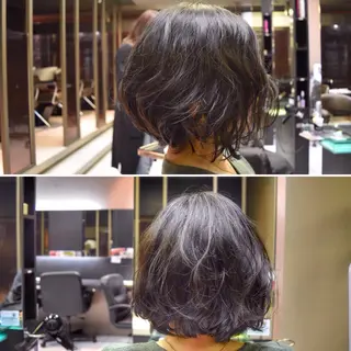 ショート パーマ 中川 拓弥のヘアスタイル