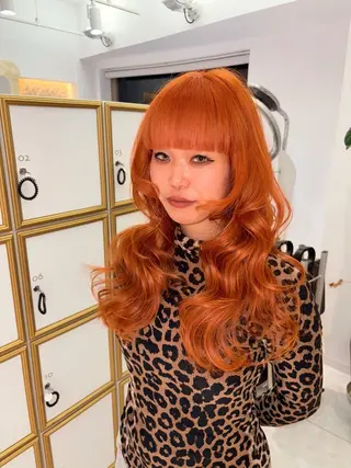 ロング カラー 山野 華愛のヘアスタイル
