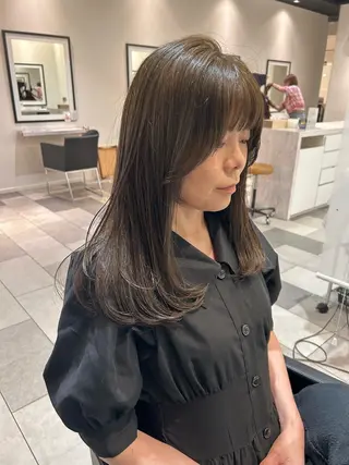 ロング カラー K-two名古屋所属・ショートカット 中原優美のヘアスタイル