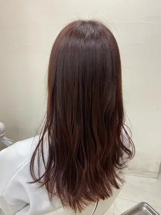 ロング カラー 菊地 美憂のヘアスタイル