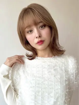 カラー 菊田 理瑚のヘアスタイル