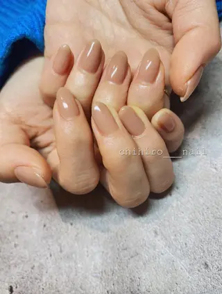 ミディアム カラー ネイル beauty salon ma'am所属・chihiro 小路ネイルのネイルデザイン