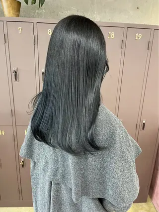 カラー 愛加メンズパーマ・ ボブ・ピンクカラーのヘアスタイル