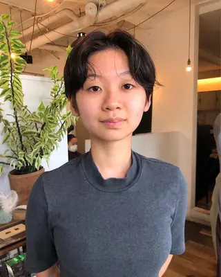 ショート カラー デザインカット🎨 ボブ🫟おざきのヘアスタイル