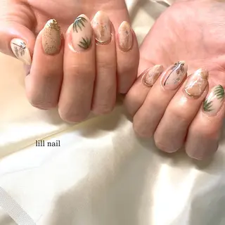 ミディアム pllia beautyのネイルデザイン