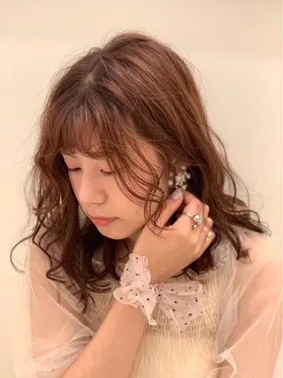 ミディアム カラー Sana / 韓国ヘア / カラーのヘアスタイル