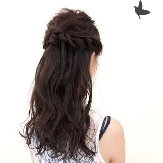 ロング ヘアアレンジ これた🧸ヘアメ職人 ♡髪質改善♡カラーのヘアスタイル