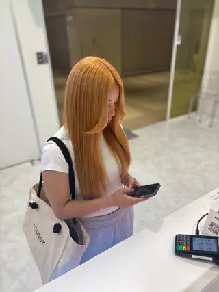 ロング カラー 大人っぽベージュ🤍 当日予約◎ヒロトのヘアスタイル