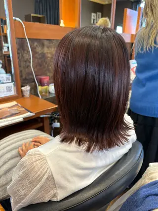 ミディアム カラー 相良 陽香🌻のヘアスタイル