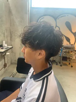パーマ メンズ ⚡️メンズパーマ特化 mens支持◎/忠地のヘアスタイル