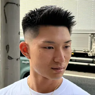 ショート メンズ 立川/メンズパーマ 厚進太郎のヘアスタイル