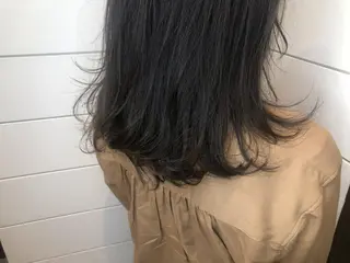 ミディアム カラー 渋谷/韓国風 西原直樹のヘアスタイル