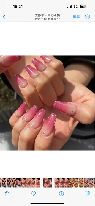 セミロング RIObyROSA所属・NAILS byRIOのネイルデザイン