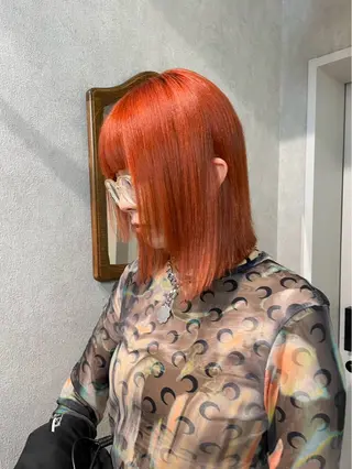 ミディアム カラー 透明感モテスタイル 💞SHIORI💞のヘアスタイル