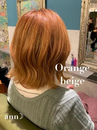 ミディアム カラー 美容室moon所属・韓国スタイル🇰🇷 annaのヘアスタイル