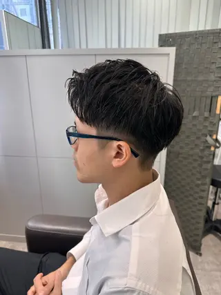 ショート メンズ 加藤 拓海のヘアスタイル