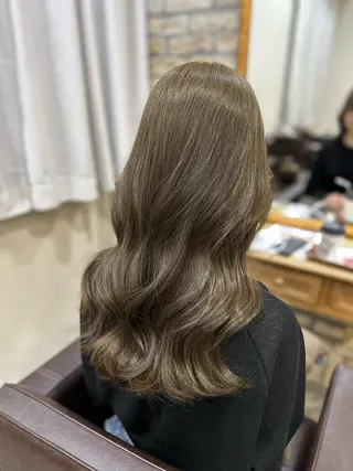 ロング カラー 韓国風🇰🇷 makoのヘアスタイル