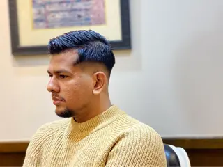 ショート メンズ 竹林 烈のヘアスタイル