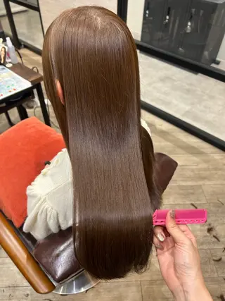セミロング カラー 髪質改善/美髪カラー 🫧RISA🎀のヘアスタイル