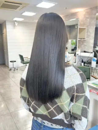ロング 縮毛矯正✖髪質改善 仁木伸明のヘアスタイル