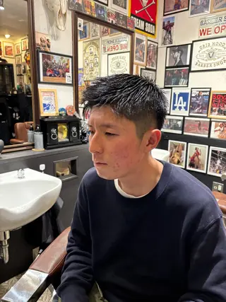 ショート メンズ CribHoodbarbershop所属・白井 昇太のヘアスタイル