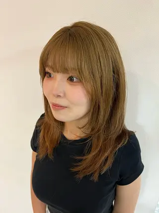 ミディアム 0円カットモデル募集 ／瀧澤 陽奈 ☾ᐝのヘアスタイル