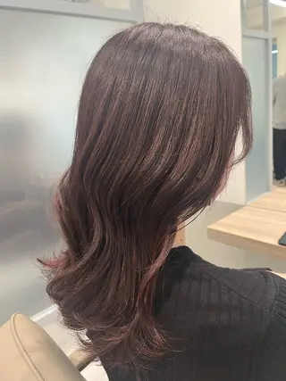 セミロング カラー Eleanor 池袋 🧸Madoka🧸のヘアスタイル