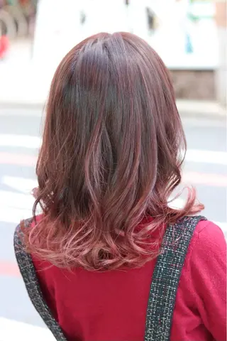 ミディアム カラー ヘアアレンジ Recess hair所属・川内 政人のヘアスタイル