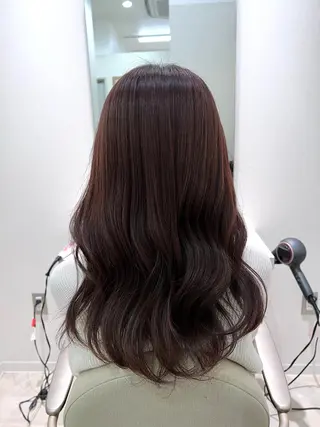 セミロング カラー 暗髪/艶髪/Ono .のヘアスタイル