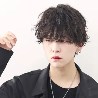 ミディアム カラー パーマ メンズ メンズ特化 😎キョウヘイ😎のヘアスタイル