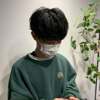 ショート メンズ メンズパーマの達人 🌟川内絵人のヘアスタイル