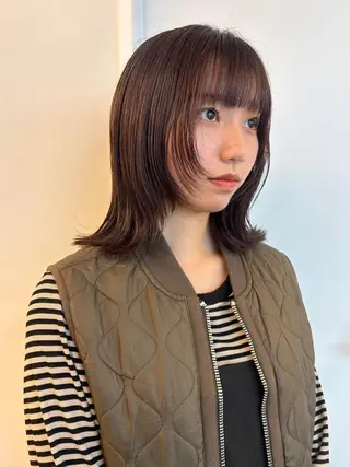 ミディアム MAI ⠀ ⠀ ⠀のヘアスタイル