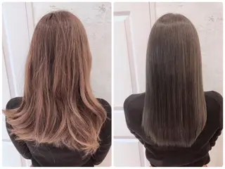 ミディアム 代表山口ひな 髪質改善のプロのヘアスタイル