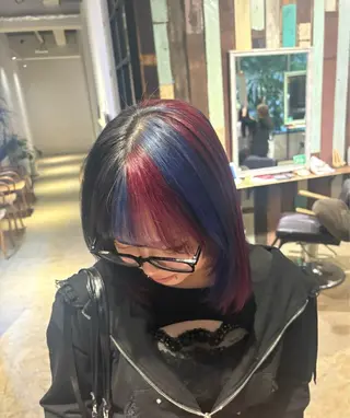 ミディアム 7Velvet所属・あゆみ︎︎✮／ 暖色カラーのヘアスタイル
