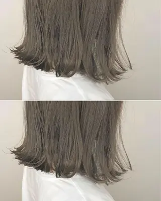 ミディアム カラー 井内 美沙のヘアスタイル