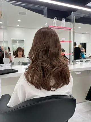 セミロング 💍大人デザイン /ハイトーン♡リクトのヘアスタイル