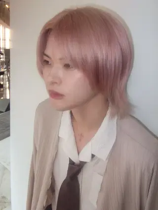 ショート カラー AIRA/ブリーチ ‪/透明感カラーのヘアスタイル