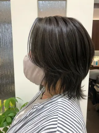 ミディアム カラー nex the salon所属・高橋 かのんのヘアスタイル