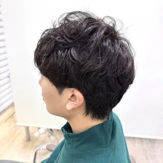 パーマ メンズ 🦖韓国風マッシュ/ メンズパーマ/羽根田のヘアスタイル